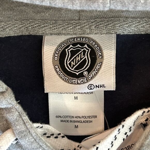 Seattle Kraken Grey Deep Blue Sea Classic Pullover Hoodie Size Medium NHL Hockey - Picture 6 of 7